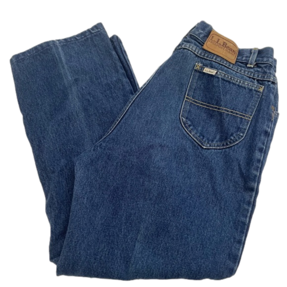 L.L. Bean Blue Flare & Wide Leg Jeans